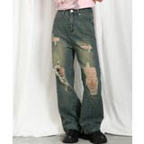 レディース ダメージデニム ワイドパンツ | GORGE | 詳細画像16