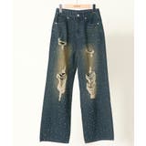 レディース ダメージデニム ワイドパンツ | GORGE | 詳細画像17