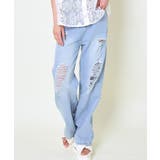 レディース ダメージデニム ワイドパンツ | GORGE | 詳細画像3