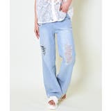 レディース ダメージデニム ワイドパンツ | GORGE | 詳細画像6