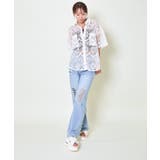 レディース ダメージデニム ワイドパンツ | GORGE | 詳細画像8