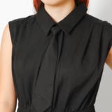 《タイ付き×ノースリーブ》レディース オールインワン コンビネゾン 春夏秋	 | GORGE  | 詳細画像8 