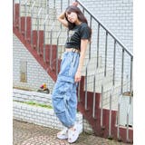 ラインデニムカーゴパンツ | GORGE | 詳細画像3
