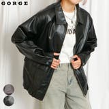 合皮ブルゾン | GORGE | 詳細画像1