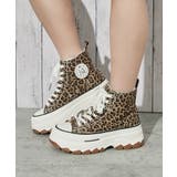 ヒョウ | 厚底キャンバススニーカー | GORGE 