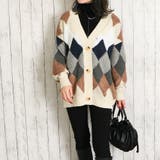 アーガイルカーディガン | GORGE | 詳細画像8