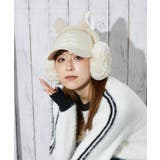 アイボリー | 《ネコミミ×ふわもこ》レディース イヤーマフ ファー素材 防寒アイテム 秋冬 | GORGE 