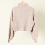 グレージュ | モチモチボトルネックショート丈プルオーバー | GORGE 