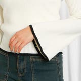 刺しゅう袖フレアニットプルオーバー | GORGE  | 詳細画像6 