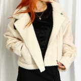 ムートンショート丈フライトジャケット | GORGE | 詳細画像7