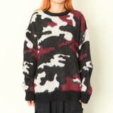 モヤ柄ニットプルオーバー | GORGE  | 詳細画像2 