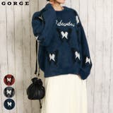 バタフライロゴフェザーニットプルオーバー | GORGE  | 詳細画像1 