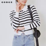 レディース ニット カーディガン風トップス | GORGE | 詳細画像1