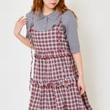 グレー | 半袖襟付き刺しゅうニットプルオーバー | GORGE 