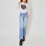 《ハート×ギャザー》レディース ロングTシャツ ストレッチ 韓国風 春秋 | GORGE | 詳細画像8