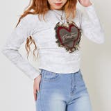 《ハート×ギャザー》レディース ロングTシャツ ストレッチ 韓国風 春秋 | GORGE | 詳細画像9