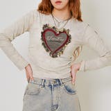 《ハート×ギャザー》レディース ロングTシャツ ストレッチ 韓国風 春秋 | GORGE | 詳細画像12