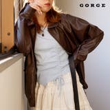 合皮ブルゾン | GORGE | 詳細画像1