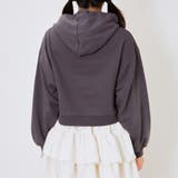 フード付きショート裏毛プルオーバー | GORGE  | 詳細画像4 