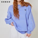 アソート刺しゅうスエットライクプルオーバー | GORGE  | 詳細画像1 