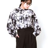 インナー付きモヤ柄シャツ | GORGE | 詳細画像9