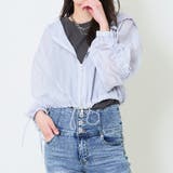 《軽やかシアー×ドロスト映え》レディース シアーパーカー クロップド丈 春夏秋 | GORGE  | 詳細画像8 