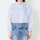 《軽やかシアー×ドロスト映え》レディース シアーパーカー クロップド丈 春夏秋 | GORGE  | 詳細画像16 