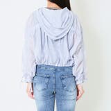 《軽やかシアー×ドロスト映え》レディース シアーパーカー クロップド丈 春夏秋 | GORGE  | 詳細画像18 