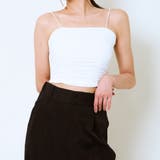 オフホワイト | 《ギャザーデザイン×華奢ストラップ》冷感キャミトップス | GORGE