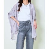 グレー | レディース オーバーサイズシャツ ロング丈 | GORGE