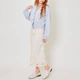 《総レース×タイトシルエット》レディース ナロースカート ロング丈 | GORGE  | 詳細画像13 