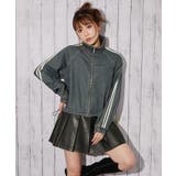 ラインデニムドローコードショート丈ブルゾン | GORGE  | 詳細画像17 