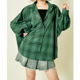 グリーン | レディース チェックシャツ タンク付き | GORGE