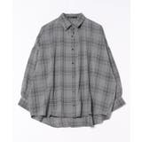 グレー | レディース チェックシャツ タンク付き | GORGE