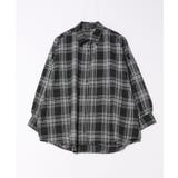 ブラック | レディース チェックシャツ タンク付き | GORGE