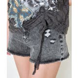 《デニム蝶×ワンショル風》クラッシュTシャツ/個性派エモ映え | GORGE | 詳細画像18