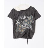 《デニム蝶×ワンショル風》クラッシュTシャツ/個性派エモ映え | GORGE | 詳細画像19