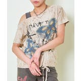 《デニム蝶×ワンショル風》クラッシュTシャツ/個性派エモ映え | GORGE | 詳細画像26