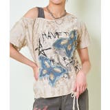 《デニム蝶×ワンショル風》クラッシュTシャツ/個性派エモ映え | GORGE | 詳細画像27