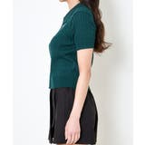 《ダブルジップ×ロゴ刺繍》ストリートニットトップ/WZIPカーデ | GORGE | 詳細画像12