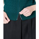 《ダブルジップ×ロゴ刺繍》ストリートニットトップ/WZIPカーデ | GORGE | 詳細画像17