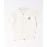 《ダブルジップ×ロゴ刺繍》ストリートニットトップ/WZIPカーデ | GORGE | 詳細画像2