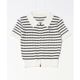 《ダブルジップ×ロゴ刺繍》ストリートニットトップ/WZIPカーデ | GORGE | 詳細画像4