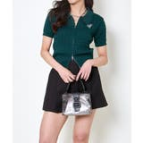 《ダブルジップ×ロゴ刺繍》ストリートニットトップ/WZIPカーデ | GORGE | 詳細画像5