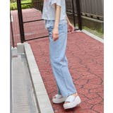 チュールレース付きデニムパンツ | GORGE | 詳細画像2