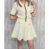 《2点セットで着映え》レディース 金ボタンニット×プリーツスカートSETUP 春… | GORGE  | 詳細画像7 