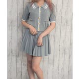 《2点セットで着映え》レディース 金ボタンニット×プリーツスカートSETUP 春… | GORGE  | 詳細画像5 