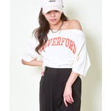 アイボリー | オフショルクラックptTシャツ | GORGE