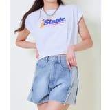 オフホワイト | ロゴハリツケタックTシャツ | GORGE