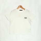 オフホワイト | 《ワンポイント刺繍×シンプル》レディース 半袖Tシャツ 綿混 | GORGE 